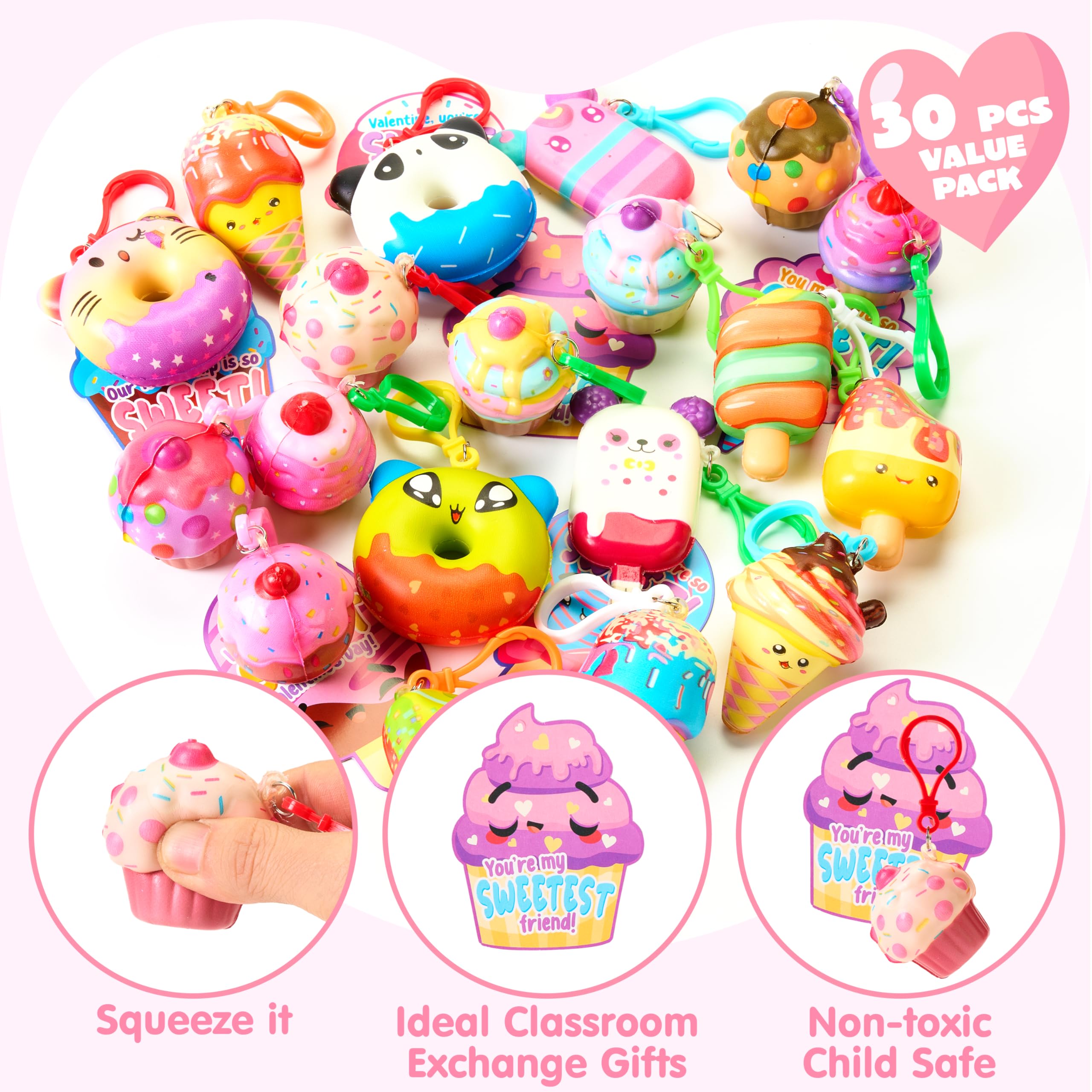JOYIN squishy toys in hand showcase soft textures for stress-free play.