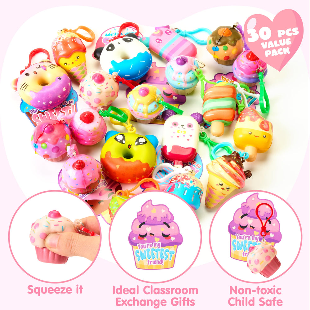 JOYIN squishy toys in hand showcase soft textures for stress-free play.