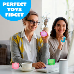 JOYIN stress cube 4-pack classroom-prize colorful rewards for teachers and students.