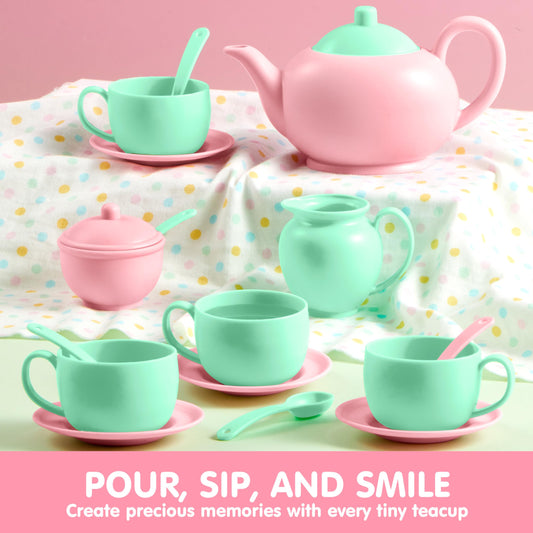 JOYIN tea party cups support sharing during pretend tea time.