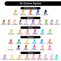 JOYIN tempera paint bottles with transparent easy-squeeze labels for simple color selection.