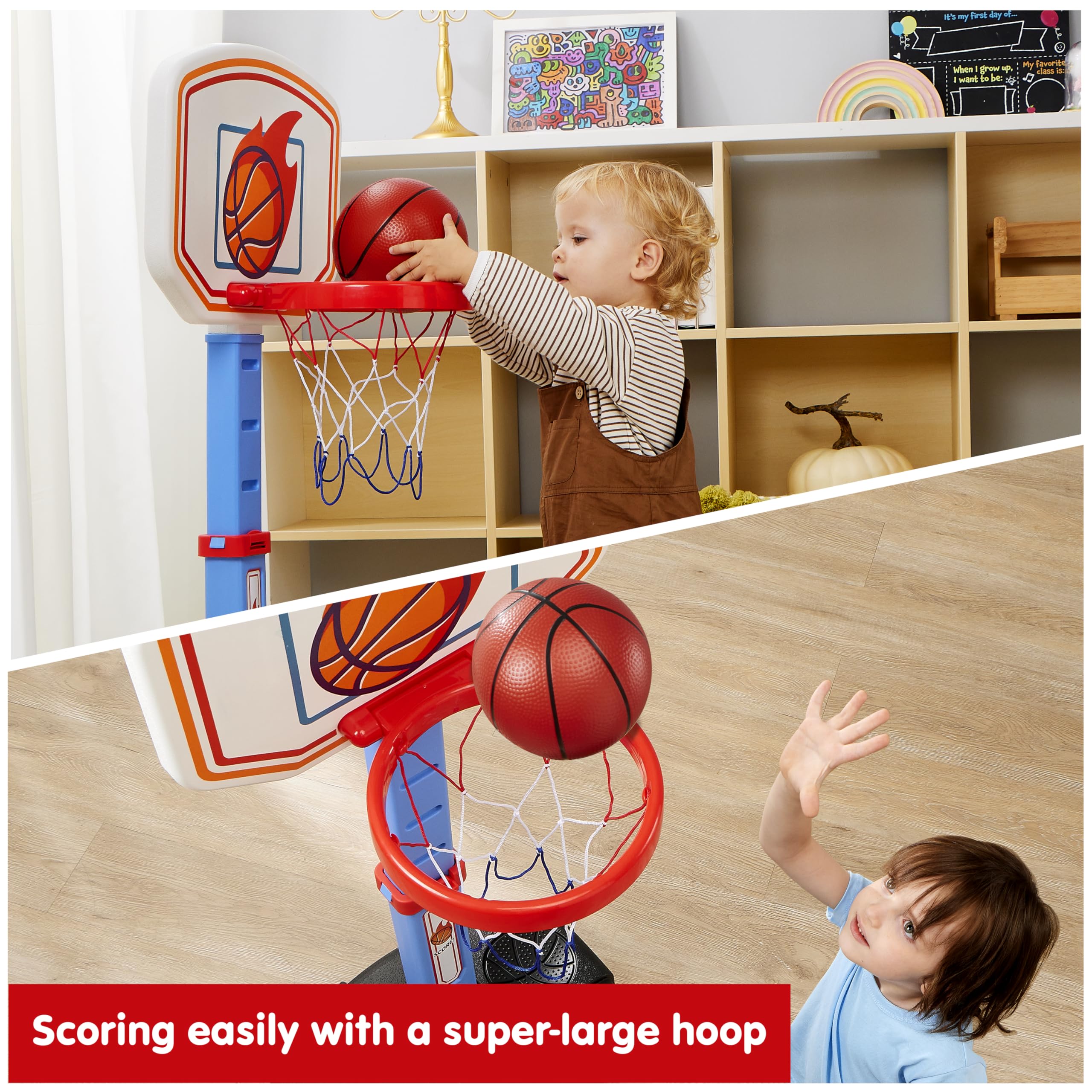 JOYIN four-ball set included for continuous shooting practice and games