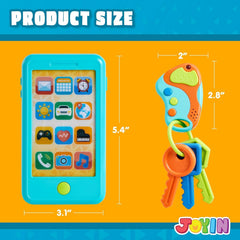 JOYIN toy phone talks and plays music to invite interaction.