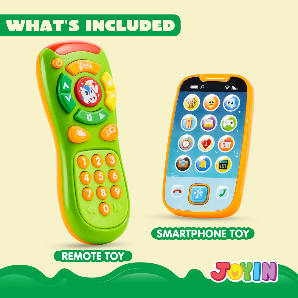 JOYIN toy smartphone with large screen and easy-grip buttons.