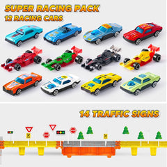 JOYIN cars slide out from top and grill for engaging, interactive play