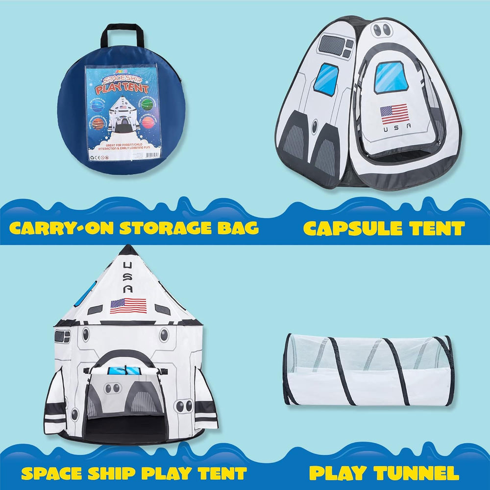 JOYIN tunnel connects the tent to a fun crawl space for kids.