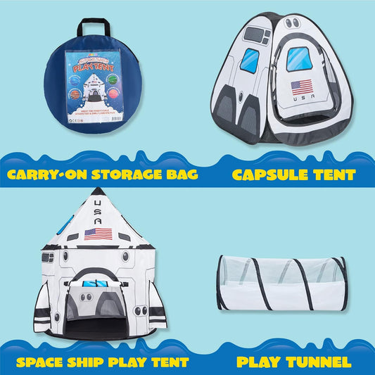 JOYIN tunnel connects the tent to a fun crawl space for kids.