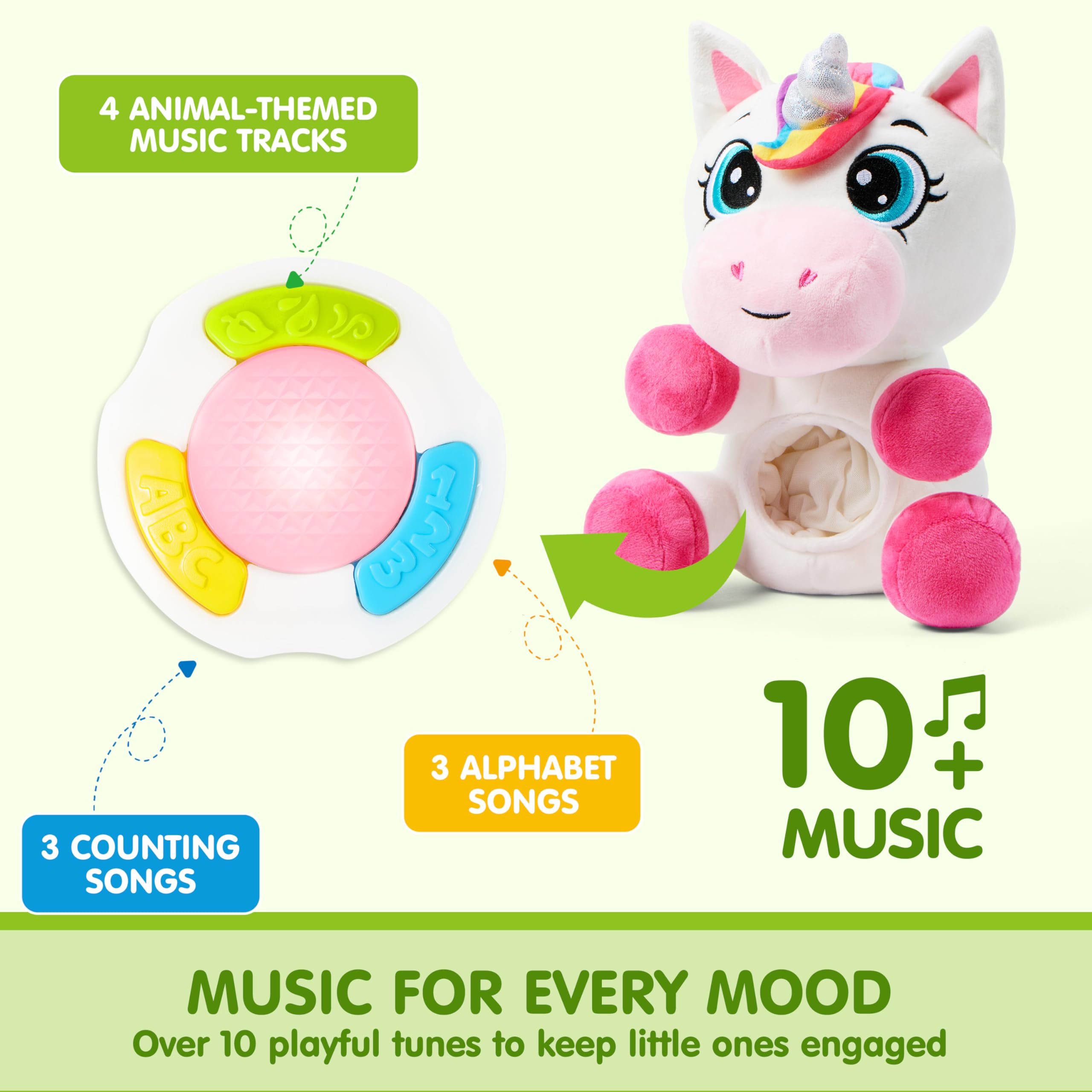 JOYIN 3D unicorn plush design sparks imaginative play and early development