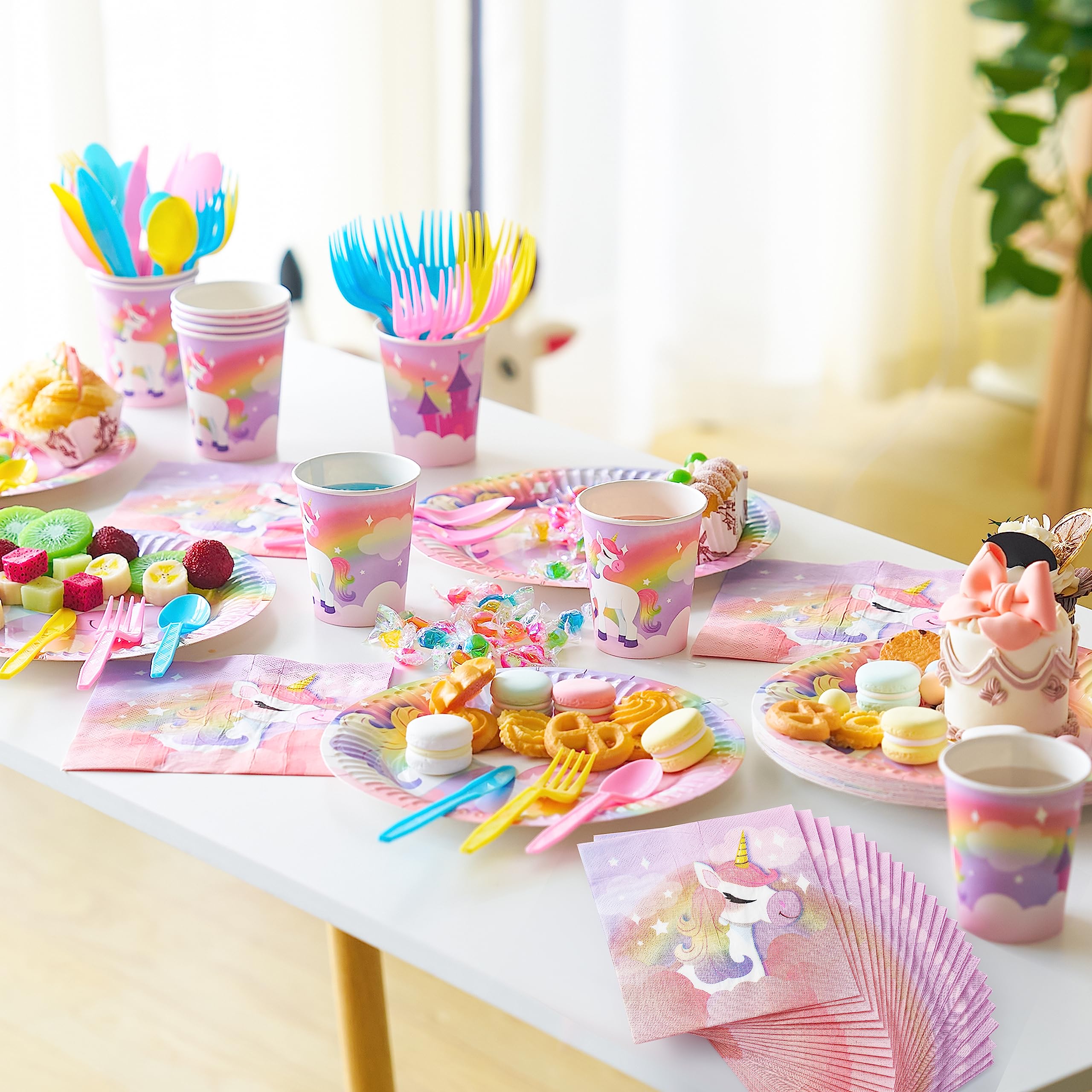 JOYIN unicorn banner 6ft adds a playful focal point