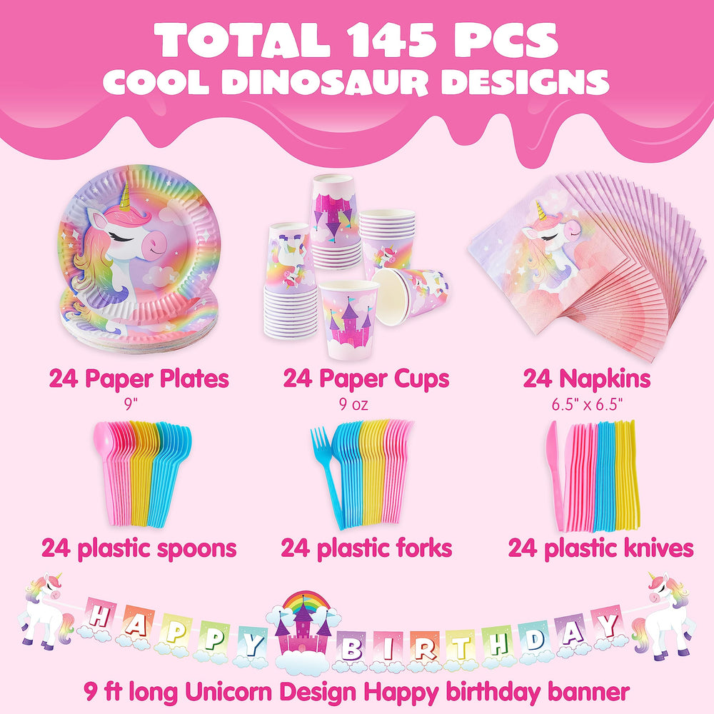 JOYIN unicorn cups 9oz for mess-free drinks