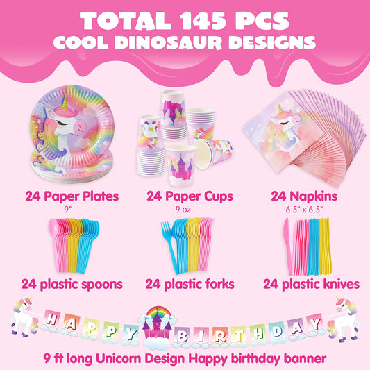 JOYIN unicorn cups 9oz for mess-free drinks