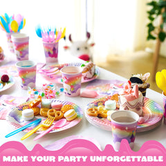 JOYIN unicorn napkins 6.5-inch for quick cleanup