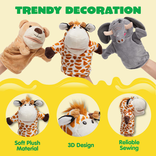 JOYIN unicorn washable plush puppet for kids' play