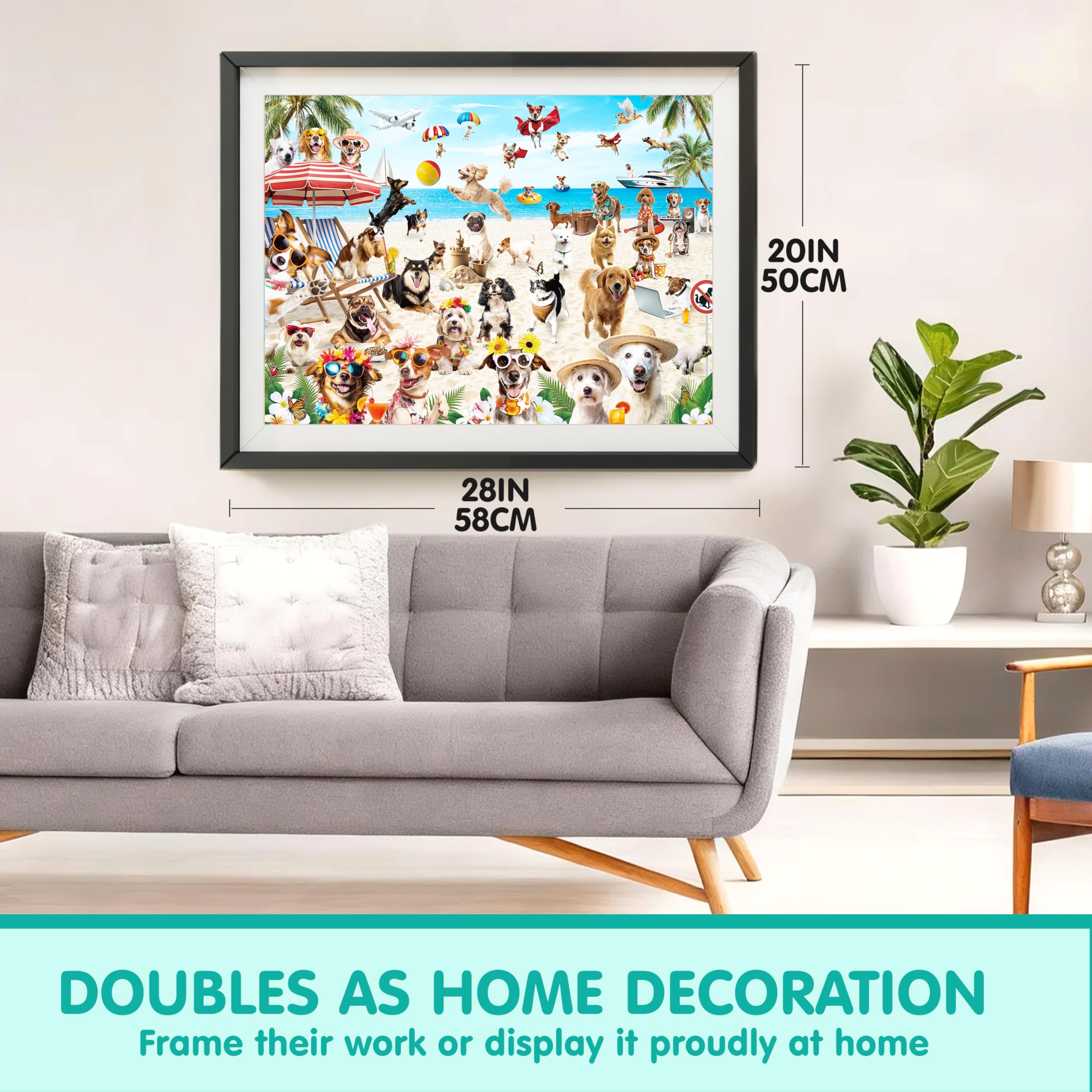 JOYIN Vacation Pups puzzle is non-toxic and safety tested for peace of mind.