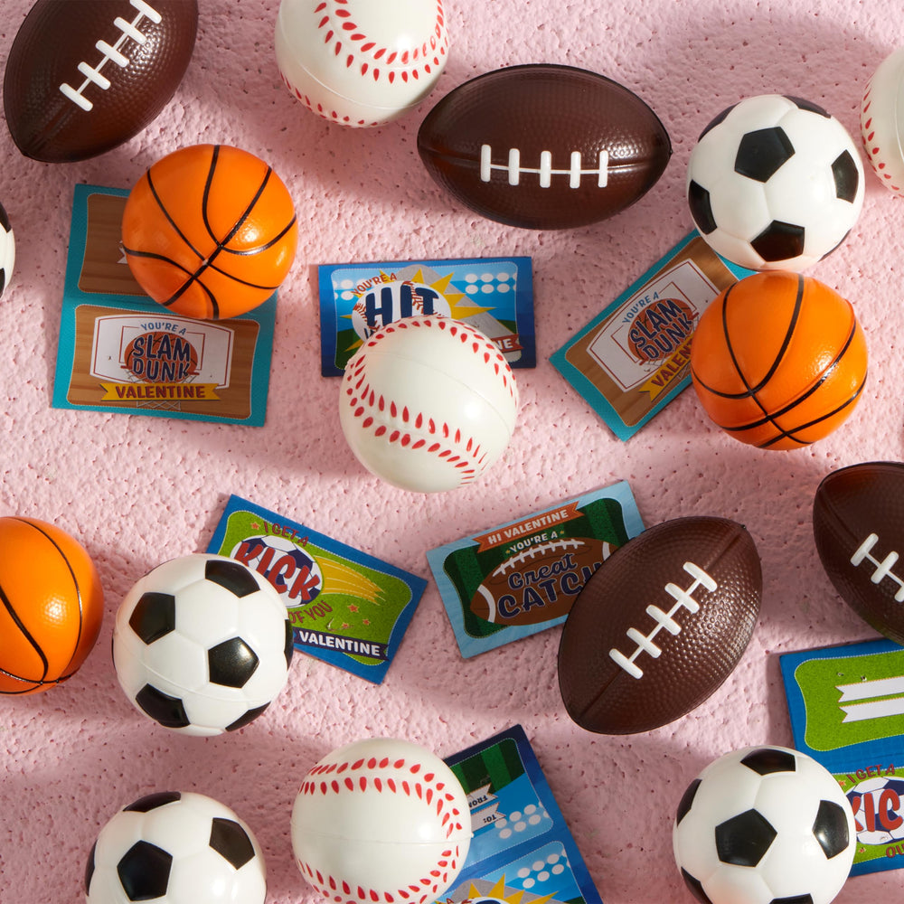 JOYIN Valentine exchange-friendly squishy ball set for kids.