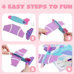 JOYIN Valentines airplane cards graphics collection with vibrant visuals.