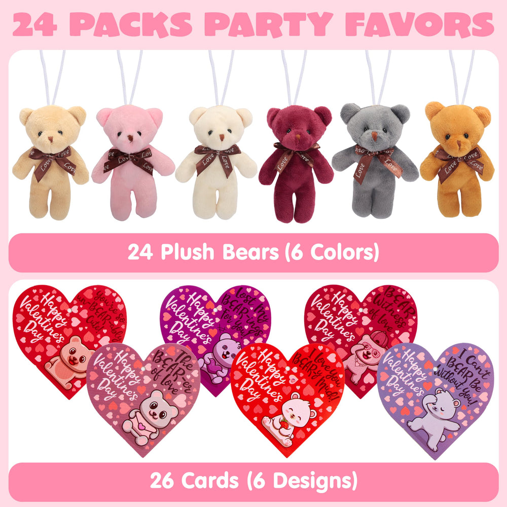 JOYIN cellophane gift bags add a polished presentation to each bear.