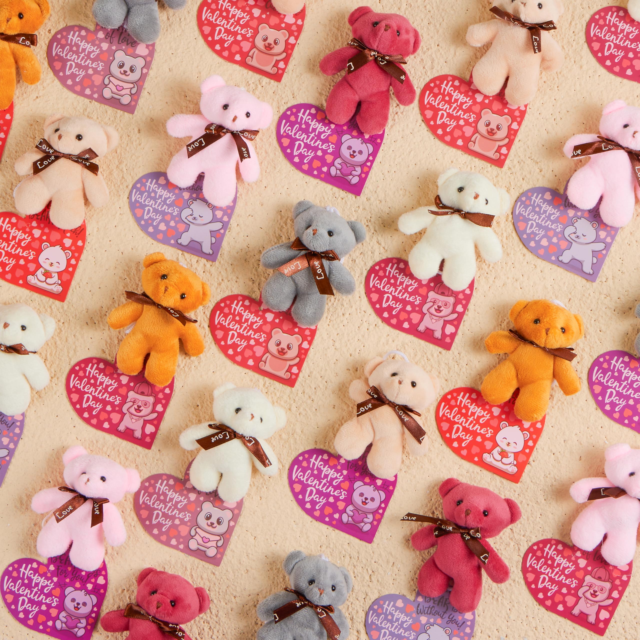 JOYIN colorful bear assortment enhances valentines gifting variety.