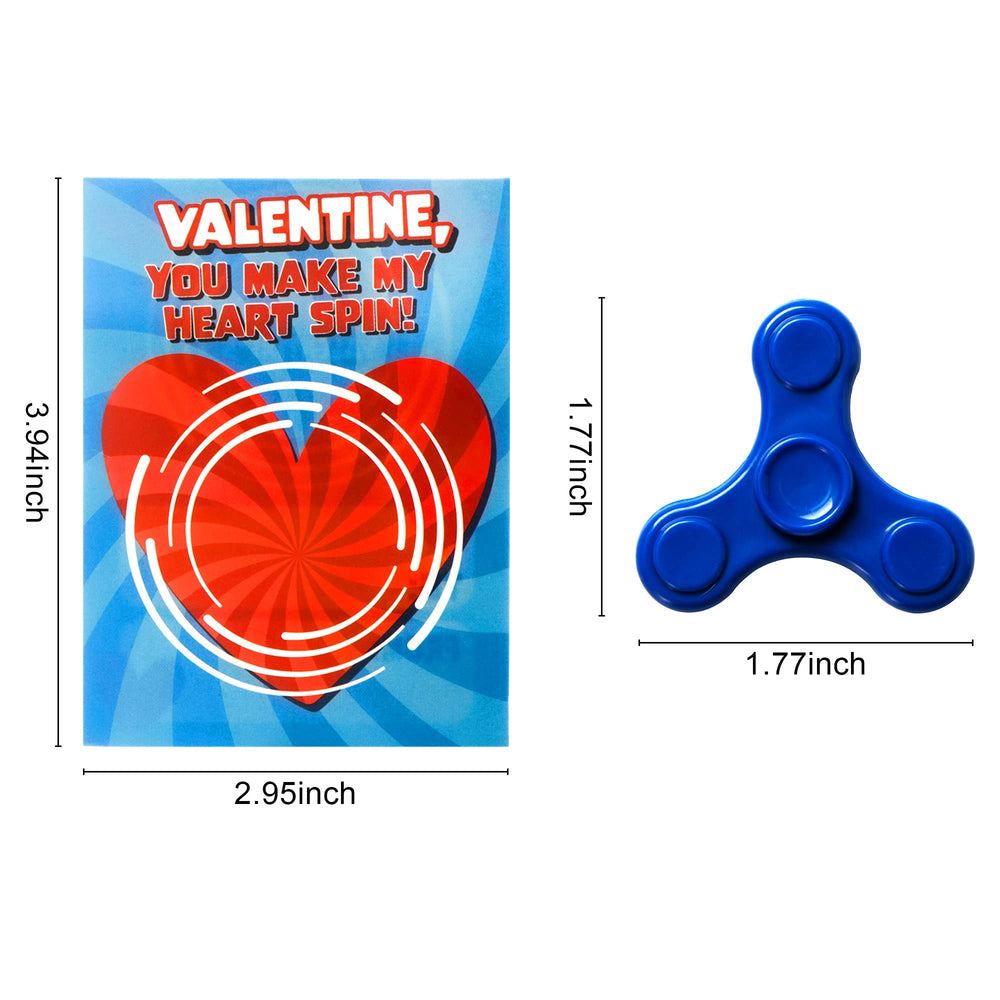 JOYIN valentines-spinner-colors-black-red-green-blue shows inclusive options for kids