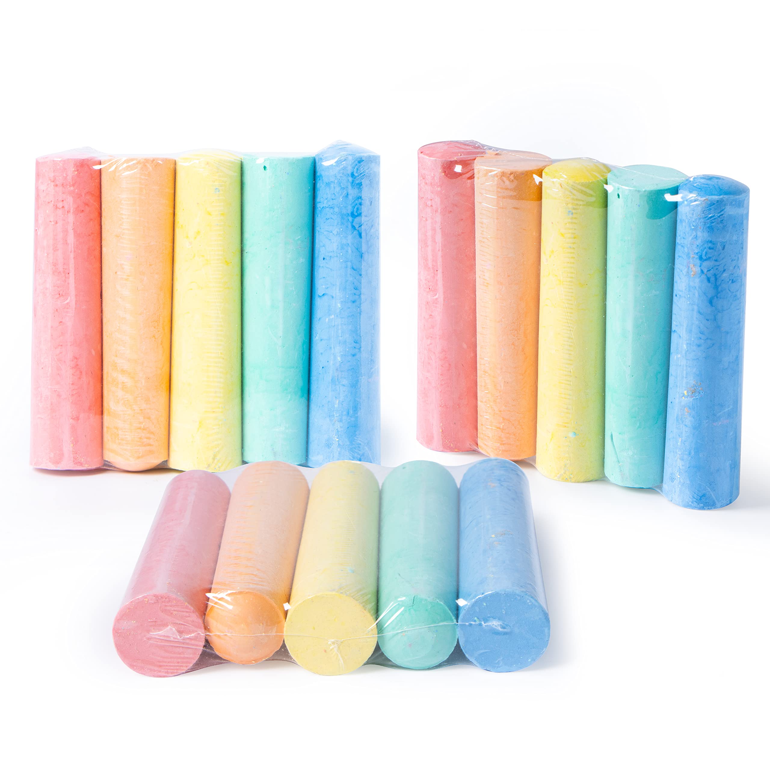 JOYIN washable chalk for outdoor art, easy surface cleanup.