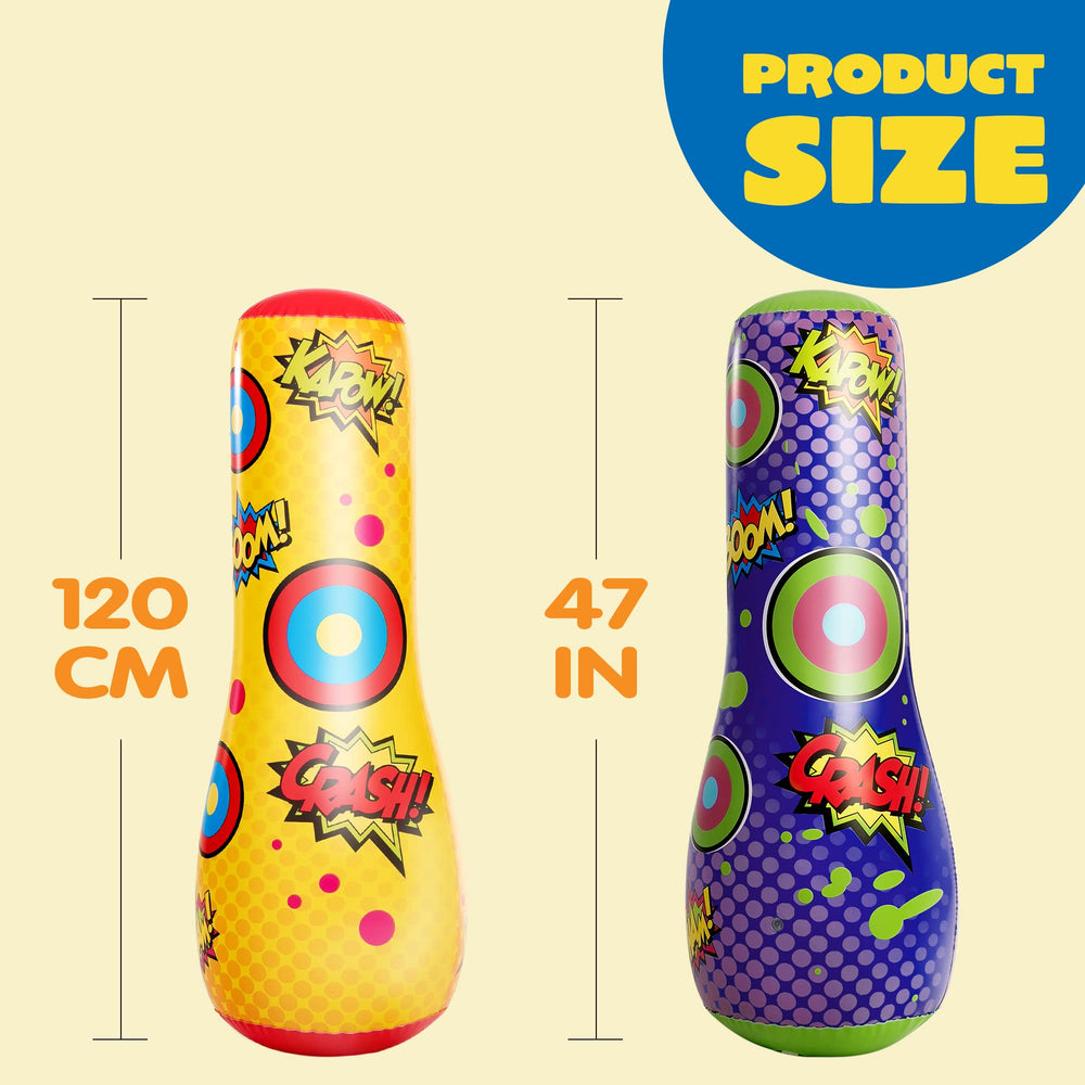 JOYIN 47-inch bopper being prepared with water-filled base for stability.