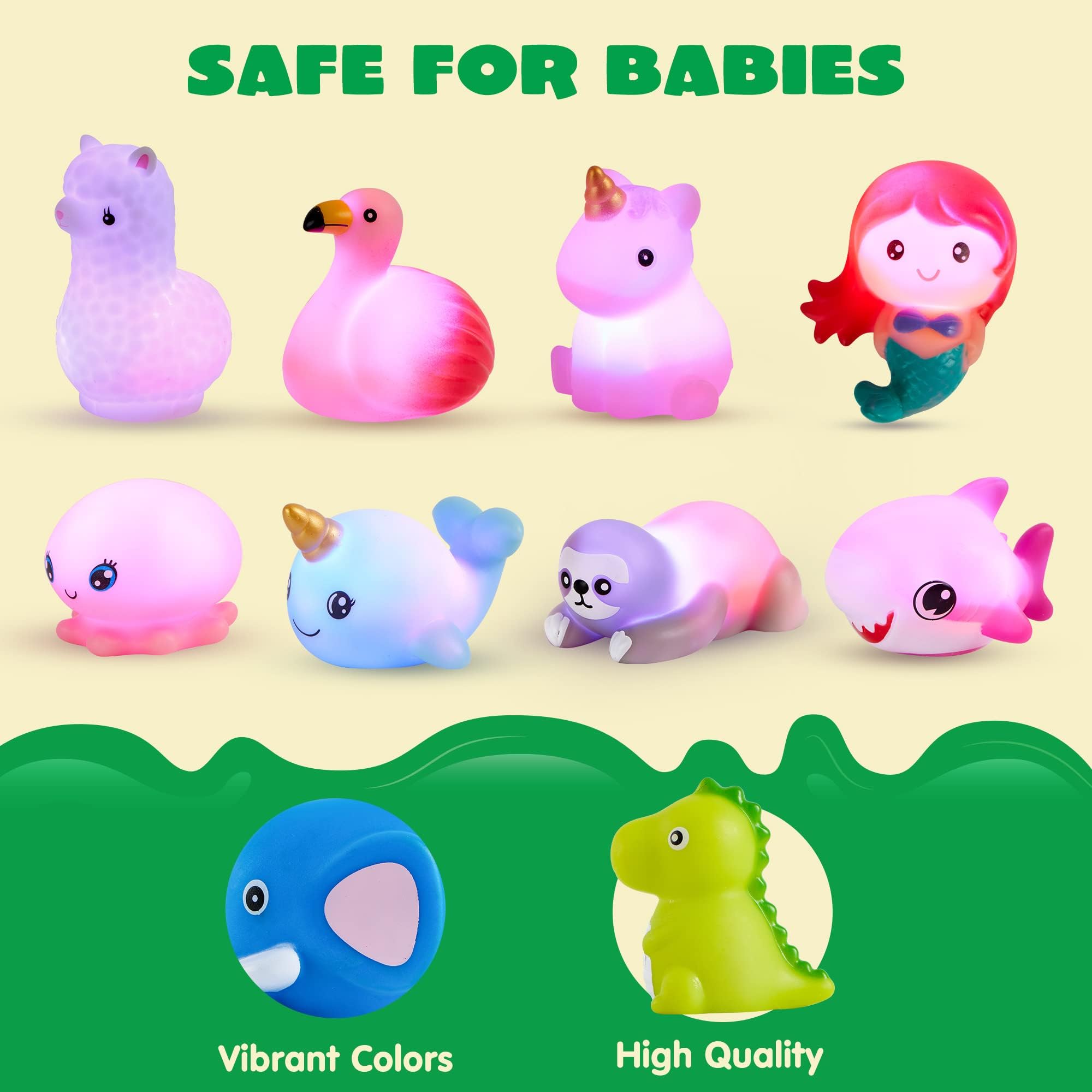 JOYIN water-resistant design stands up to repeated bath play.