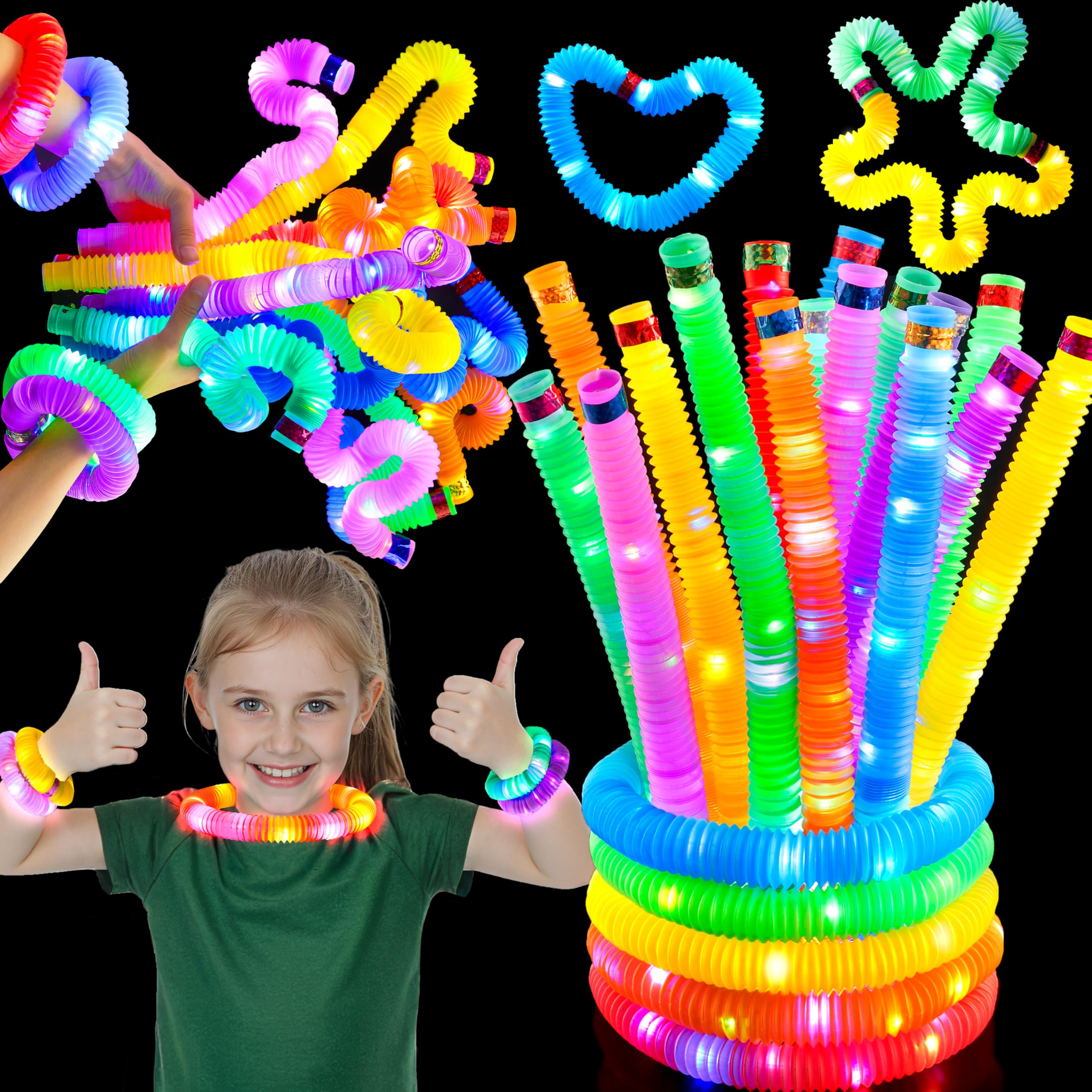 JOYIN glow necklaces and bracelets add wearable light to celebrations.