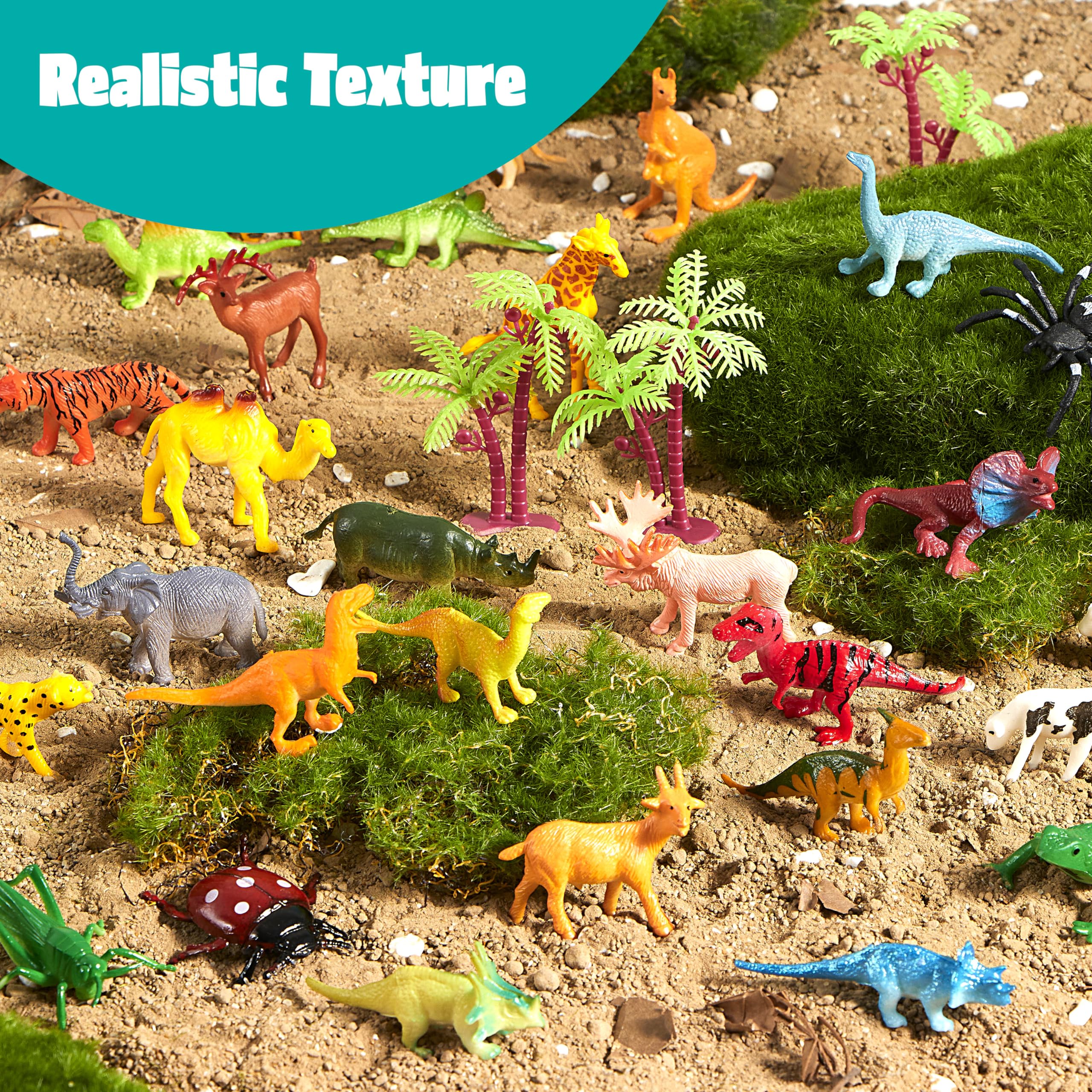 JOYIN zoo animal figures encourage role-play and storytelling in classrooms.