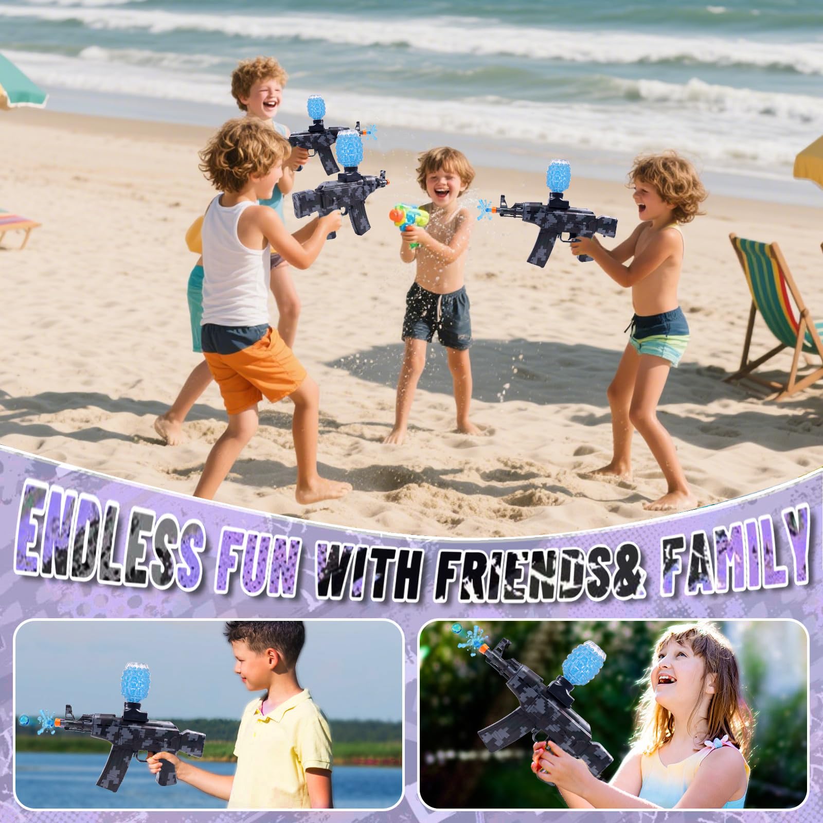 JOYNAS ergonomic grip and safety switches support comfortable, secure play.