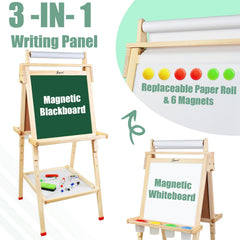 Joyooss Art Easel chalkboard surface for bold chalk art and lettering