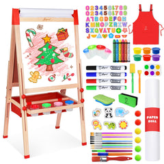 Joyooss art easel with double-sided board for versatile learning.