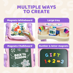 Joyooss magnetic double-sided board offers versatile media on a sturdy surface.