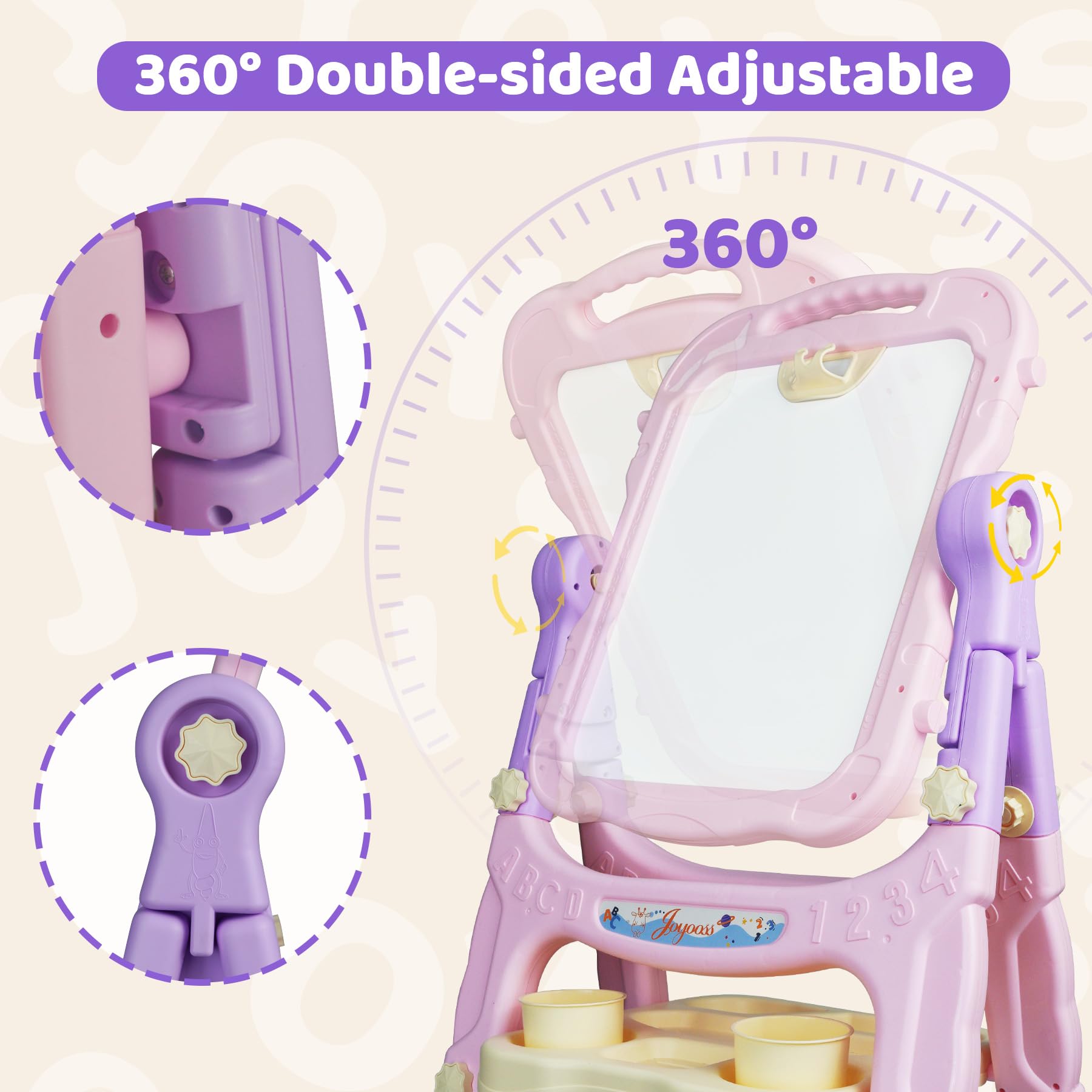 Joyooss durable plastic construction prioritizes safety and long-term use.