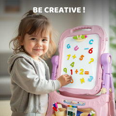 Joyooss easel comes with a full accessory set for creative play.