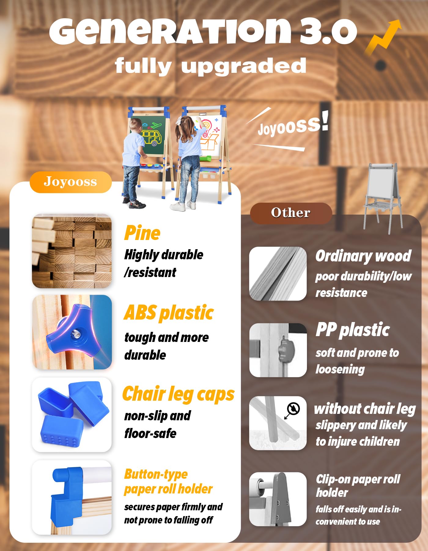 Joyooss paper roll included for quick, mess-free projects