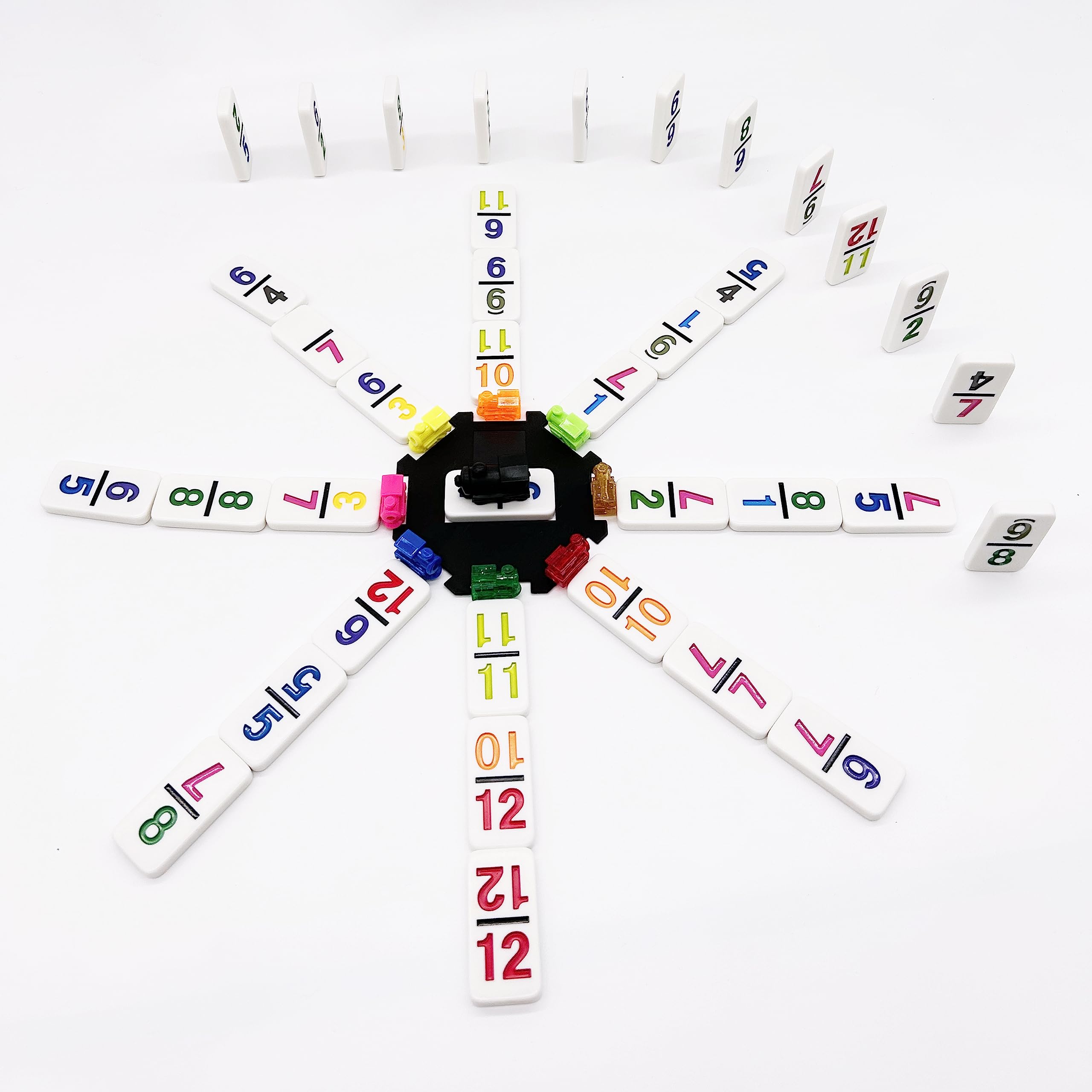 JOYOUSLIFE dominoes doubles colors for quick setup and play