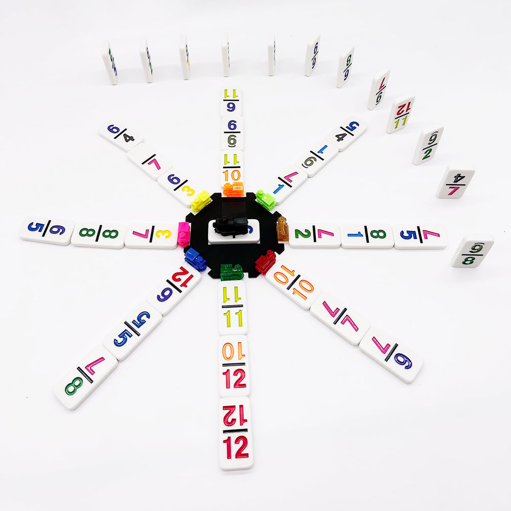JOYOUSLIFE dominoes doubles colors for quick setup and play