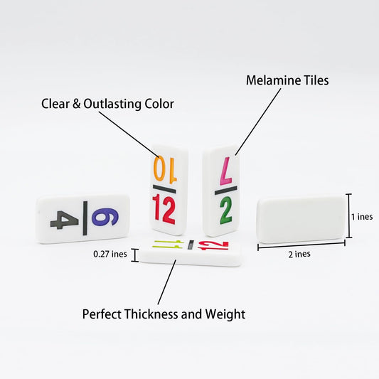 JOYOUSLIFE aluminum carry case keeps the dominoes organized for travel