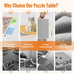 JoyPcsTable quick assembly guide helps you set up in minutes with no tools.