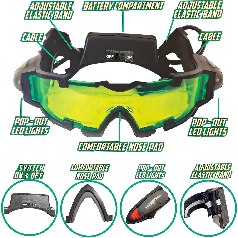 JOYRANGE Adjustable strap and nose pad for a comfortable fit during play.