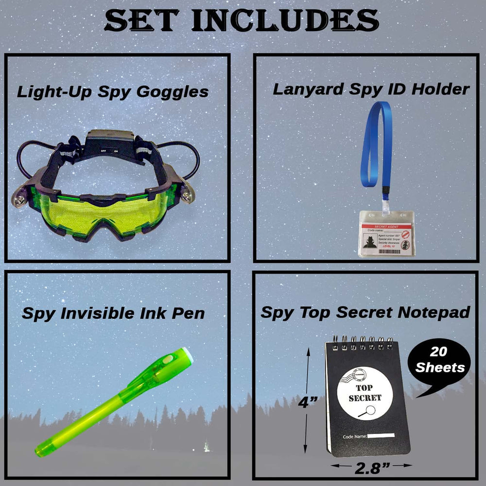 JOYRANGE Top Secret Notepad included for covert notes and stories.