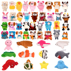 JoyRapt 48-pack stuffed animals assortment ready for classroom prizes