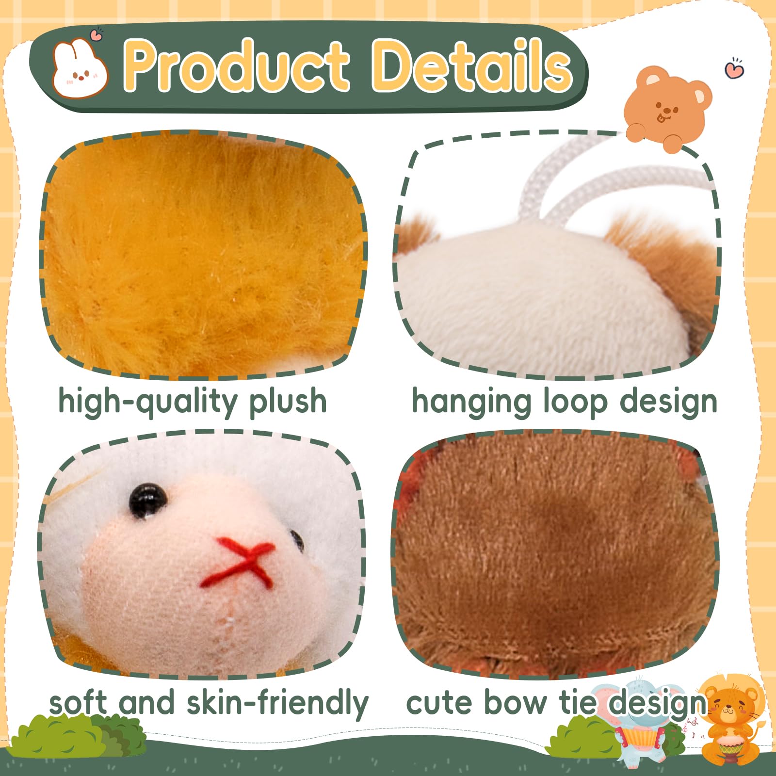 JoyRapt variety of styles plushies for kids' activities