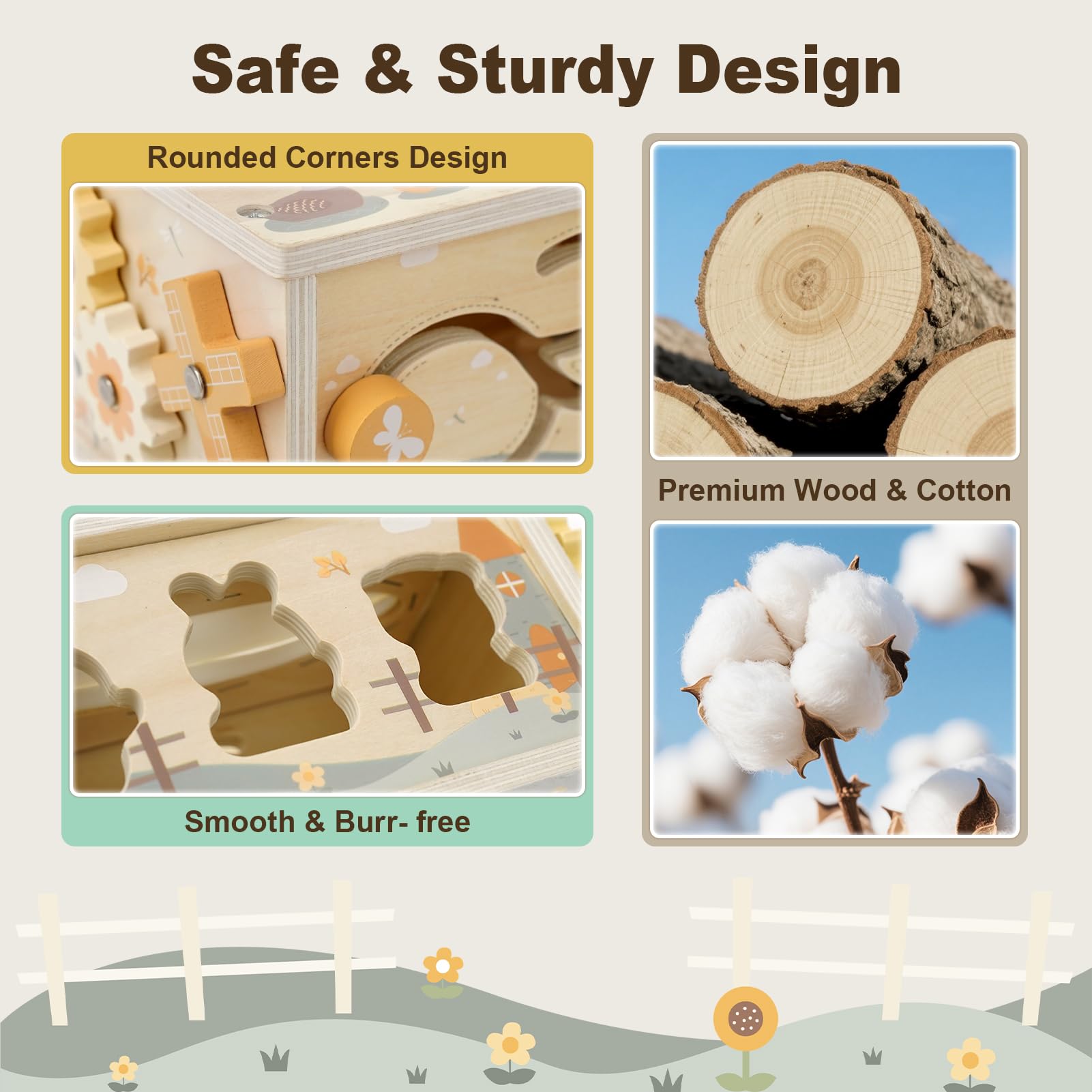 Joyreal 8-in-1 spinning gears encourages problem-solving and sensory exploration.