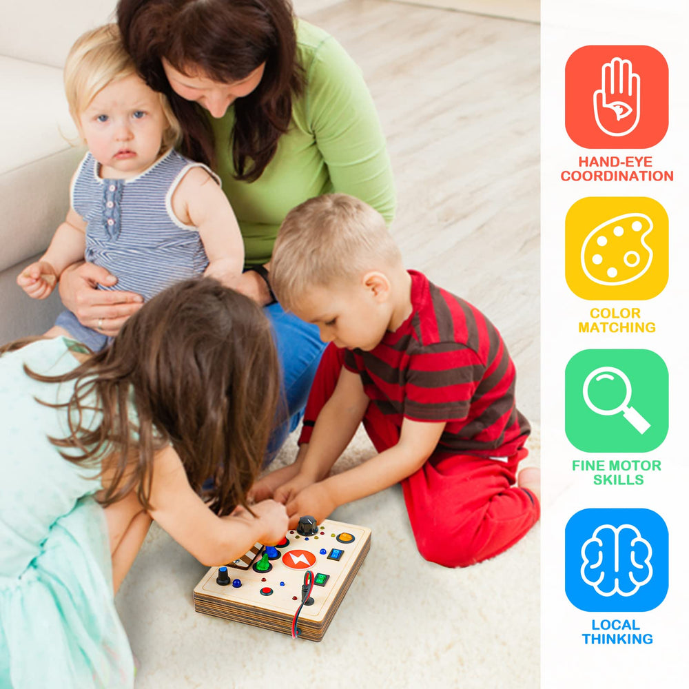 Joyreal LED-lit switches spark curiosity with soft illumination.