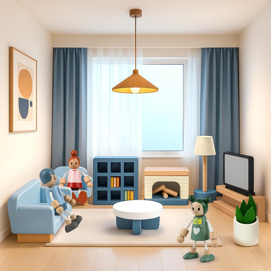 Joyreal living room cabinet with drawers supports open-ended play
