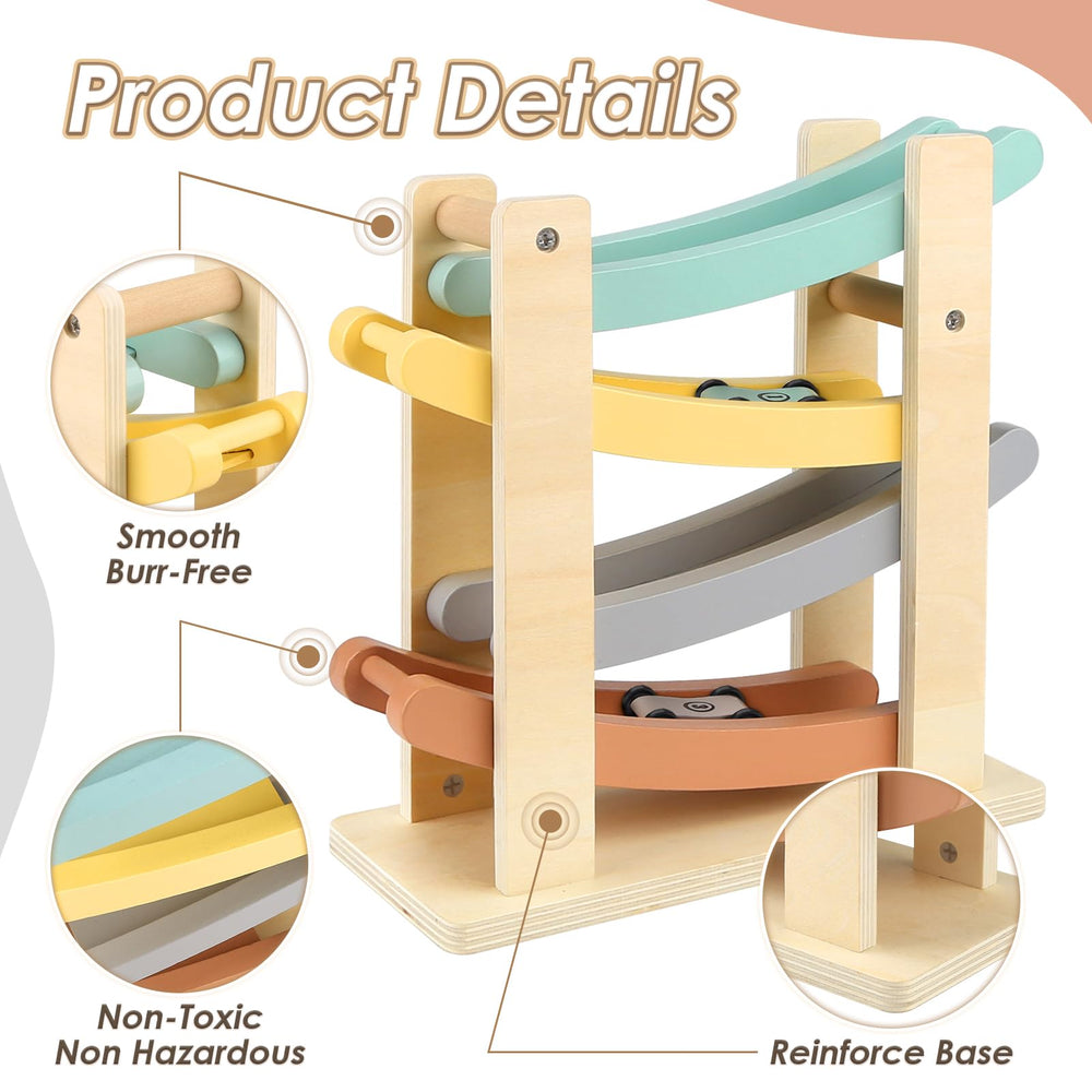 Joyreal durable wooden toy withstands energetic toddler use and drops.