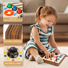 Joyreal eco-wood sensory toy for toddlers ages 1-3.