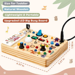 Joyreal learning toy for toddlers supports color and size recognition.