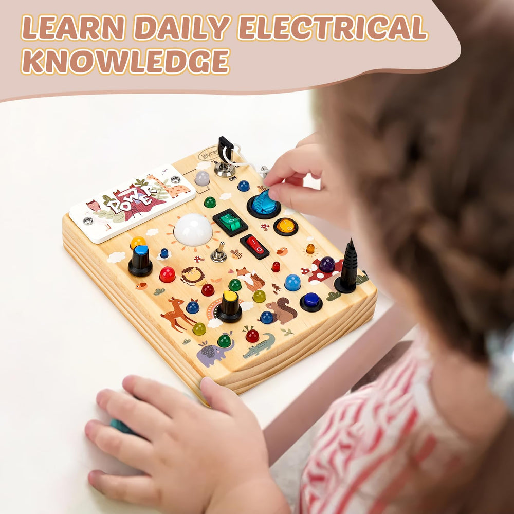 Joyreal LED indicators illuminate engaging, sensory-rich play moments.